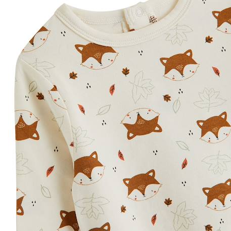 Ensemble salopette bébé en velours côtelé et t-shirt ginkgo Vert 6 - vertbaudet enfant 