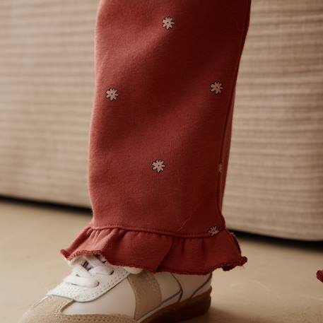 Pantalon enfant en molleton harmony Rose 6 - vertbaudet enfant 