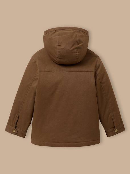 Parka 3 en 1 garçon Marine+Moka 8 - vertbaudet enfant 