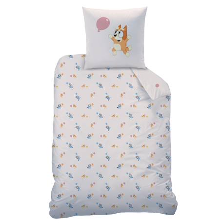 Parure de lit imprimée 100% coton, bluey party Beige 4 - vertbaudet enfant 