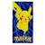 Serviette de bain et de plage imprimée 100% coton, pokemon volt Bleu 1 - vertbaudet enfant 