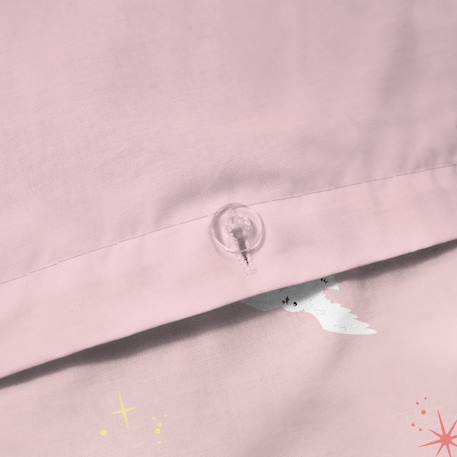 Parure de lit imprimée 100% coton, harry potter letters Rose 5 - vertbaudet enfant 