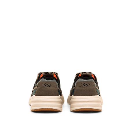Sneakers garçon synthétique lacets Brown+White 3 - vertbaudet enfant 