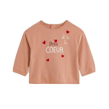 Lot de 2 t-shirts enfant manches longues aimée Rose 4 - vertbaudet enfant 