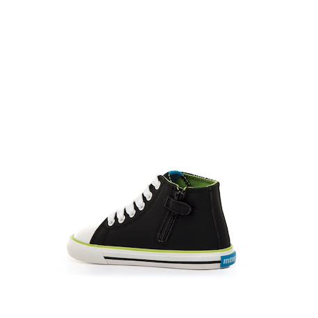 Sneakers garçon synthétique fermeture éclair barefoot Black 4 - vertbaudet enfant 