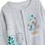 Pyjama bébé en velours ebana Gris 4 - vertbaudet enfant 