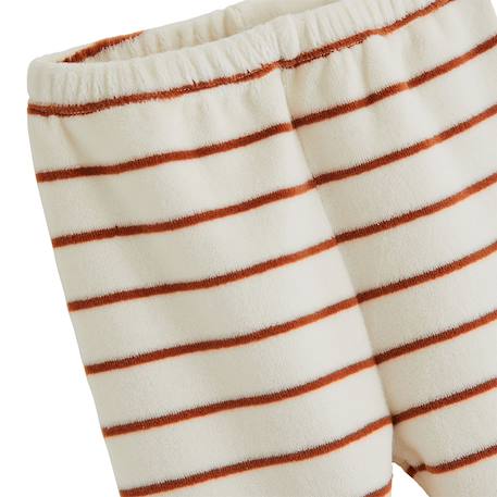 Pyjama enfant 2 pièces en velours moka Marron 4 - vertbaudet enfant 