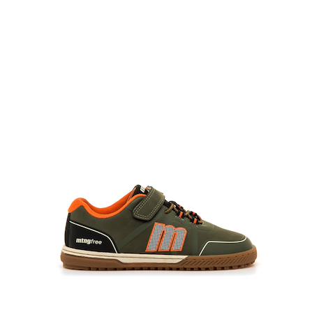Sneakers garçon synthétique lacets barefoot Black+Green 7 - vertbaudet enfant 