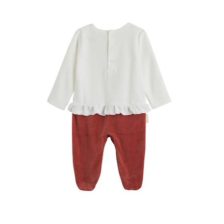 Pyjama bébé en velours harmony Rose 3 - vertbaudet enfant 
