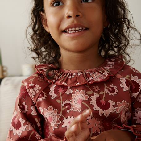 Blouse enfant en popeline harmony Rose 5 - vertbaudet enfant 