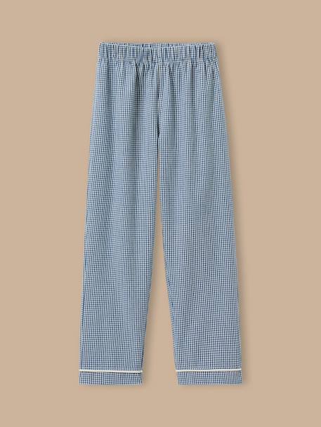 Pyjama vichy garçon Carreaux bleu 4 - vertbaudet enfant 