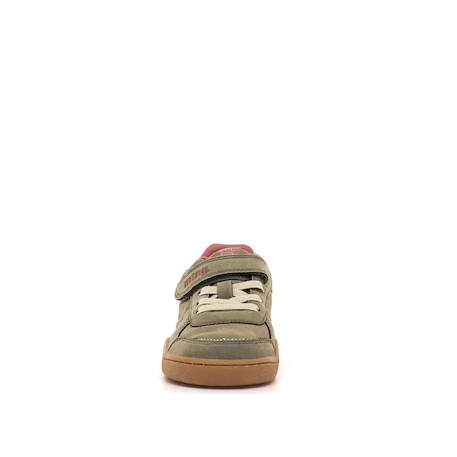 Sneakers filles synthétique fermeture adhésive barefoot Green 3 - vertbaudet enfant 