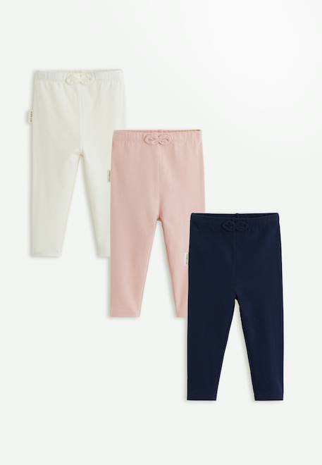 Fille-Legging-Lot de 3 leggings enfant ollie