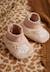 Chaussons bébé en velours doucette Rose 1 - vertbaudet enfant 