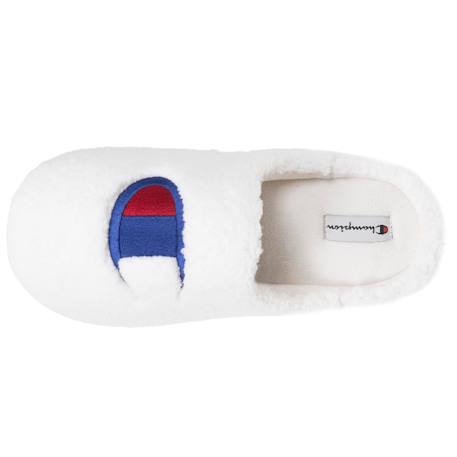 Chaussons mules sherpa stylé et chaud confort douillets et moelleux Ivoire+Vert d'eau 2 - vertbaudet enfant 