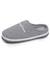 Chaussons mules suédine ultra confort moelleux souple et lavable Gris chiné clair+Noir 6 - vertbaudet enfant 