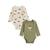 Lot de 2 bodies bébé manches longues ginkgo Vert 2 - vertbaudet enfant 