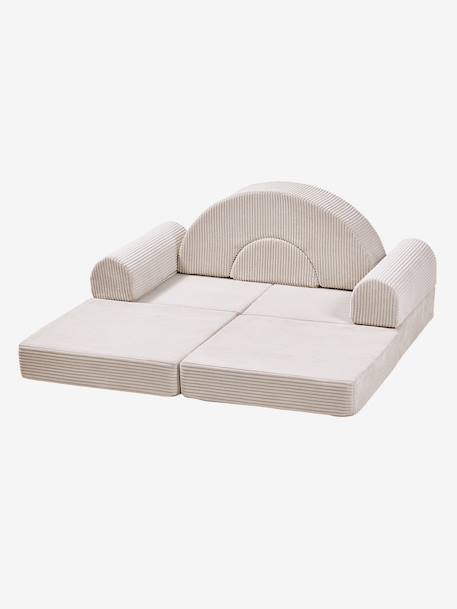 Canapé mousse modulable ALTO beige+rose+vert 2 - vertbaudet enfant 