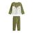 Pyjama enfant 2 pièces en polaire ginkgo Vert 2 - vertbaudet enfant 
