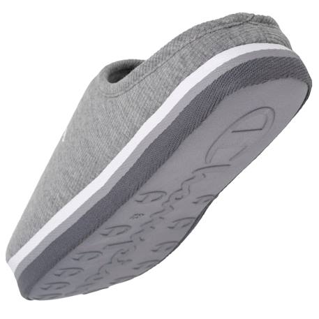 Chaussons mules suédine ultra confort moelleux souple et lavable Gris chiné clair+Noir 5 - vertbaudet enfant 