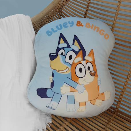 Coussin forme imprimé, bluey calin Bleu 4 - vertbaudet enfant 