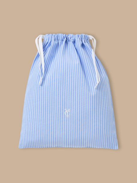Pyjama grand-père rayé garçon Rayure bleu/ecru 3 - vertbaudet enfant 