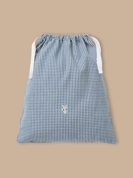 Pyjama vichy garçon Carreaux bleu 3 - vertbaudet enfant 