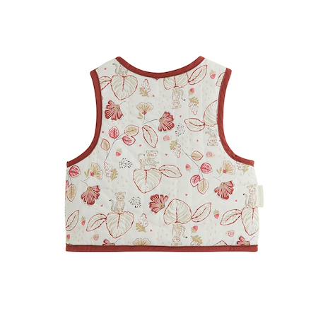 Veste sans manches enfant réversible en coton matelassé léa Rose 3 - vertbaudet enfant 