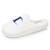 Chaussons mules sherpa stylé et chaud confort douillets et moelleux Ivoire+Vert d'eau 1 - vertbaudet enfant 