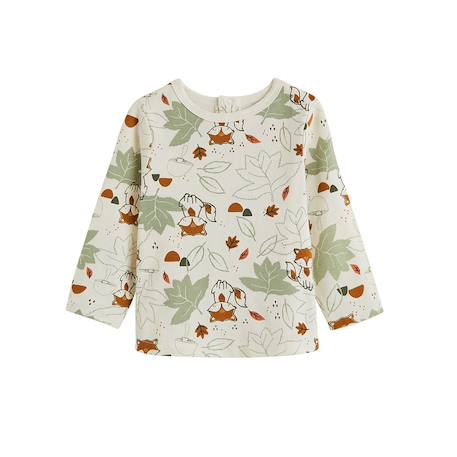 Lot de 2 t-shirts bébé manches longues ginkgo Vert 5 - vertbaudet enfant 