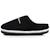 Chaussons mules suédine ultra confort moelleux souple et lavable Gris chiné clair+Noir 9 - vertbaudet enfant 