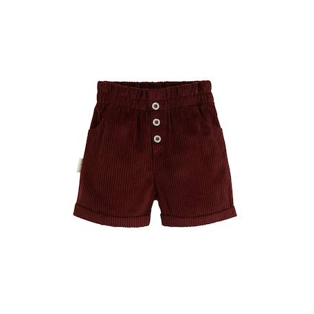 Short enfant en velours côtelé aimée Bordeaux 2 - vertbaudet enfant 