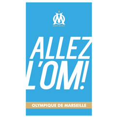 Linge de maison et décoration-Linge de bain enfant-Serviette de bain et de plage imprimée 100% coton, om allez