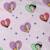 Drap housse imprimé 100% coton, kpop demon hunters heart Rose 3 - vertbaudet enfant 