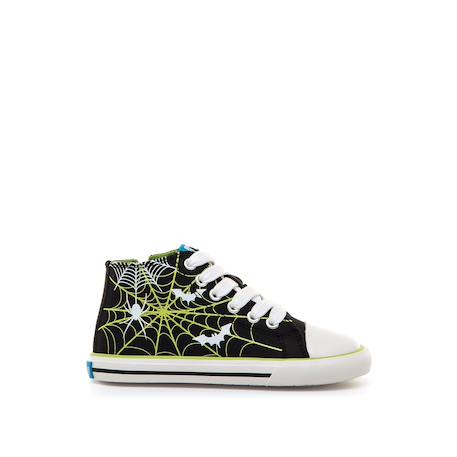 Sneakers filles synthétique fermeture éclair barefoot Black 1 - vertbaudet enfant 