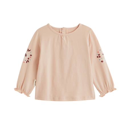 Lot de 2 t-shirts bébé manches longues manouk Rose 6 - vertbaudet enfant 