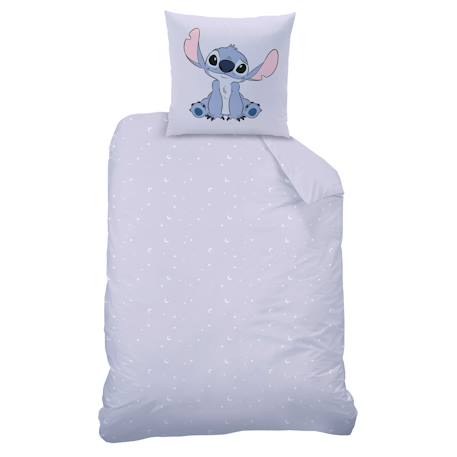 Parure de lit imprimée + drap housse 100% coton, disney home stitch happy Violet 4 - vertbaudet enfant 