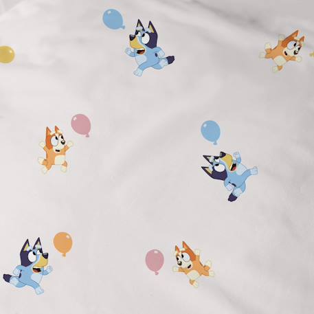 Parure de lit imprimée 100% coton, bluey party Beige 6 - vertbaudet enfant 
