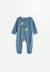Pyjama bébé en velours edouard Bleu 1 - vertbaudet enfant 