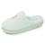 Chaussons mules sherpa stylé et chaud confort douillets et moelleux Ivoire+Vert d'eau 7 - vertbaudet enfant 