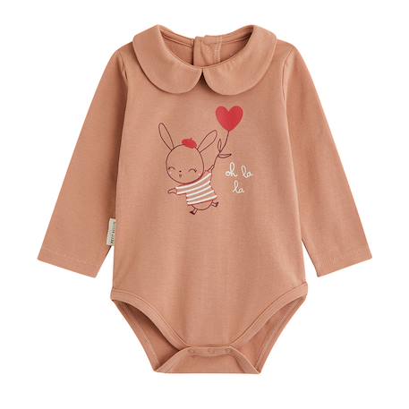Lot de 2 bodies bébé manches longues aimée Rose 5 - vertbaudet enfant 