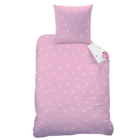 Parure de lit imprimée 100% coton, merveille Rose 4 - vertbaudet enfant 