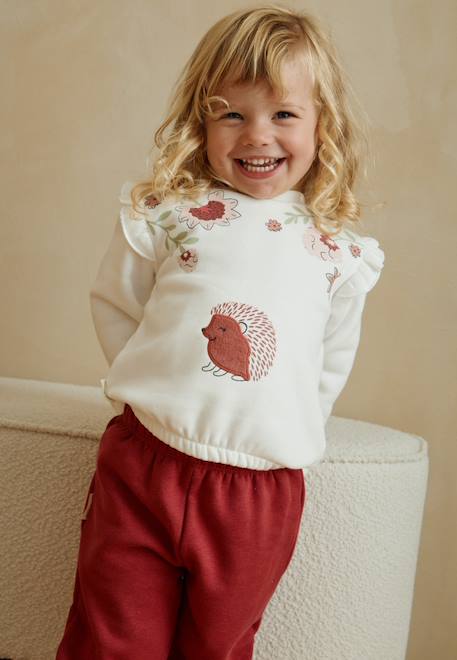 Bébé-Ensemble-Ensemble bébé sweat et pantalon en molleton harmony