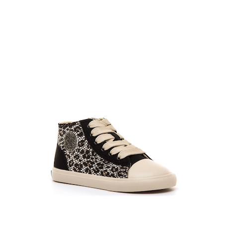 Sneakers filles synthétique fermeture éclair barefoot Black 2 - vertbaudet enfant 