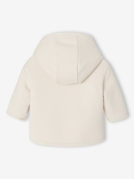 Gilet à capuche naissance vanille 2 - vertbaudet enfant 