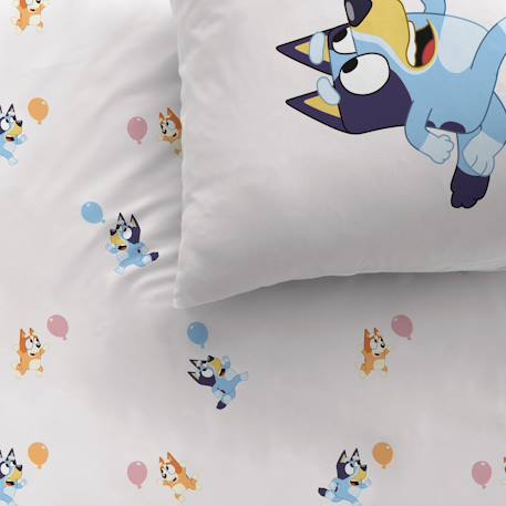 Parure de lit imprimée 100% coton, bluey party Beige 2 - vertbaudet enfant 