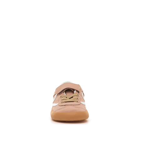 Sneakers filles synthétique lacets barefoot Pink+White 3 - vertbaudet enfant 