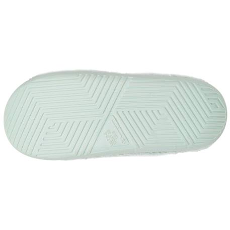 Chaussons mules sherpa stylé et chaud confort douillets et moelleux Ivoire+Vert d'eau 10 - vertbaudet enfant 