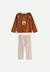 Pyjama enfant 2 pièces en velours moka Marron 1 - vertbaudet enfant 