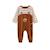 Pyjama bébé en velours moka Marron 2 - vertbaudet enfant 